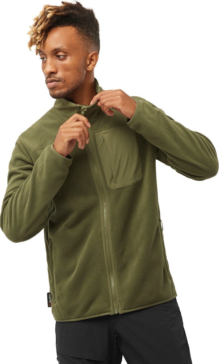 Numéro de l'image de la galerie de produits 2 pour le produit Manteau couche intermédiaire à glissière pleine longueur Outline Polartec - Homme