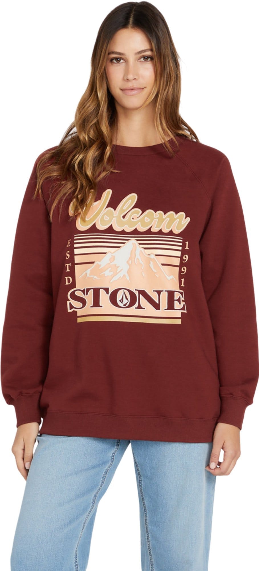 Product image for Stone Magic Boyfriend Crew Neck Sweatshirt - Women's