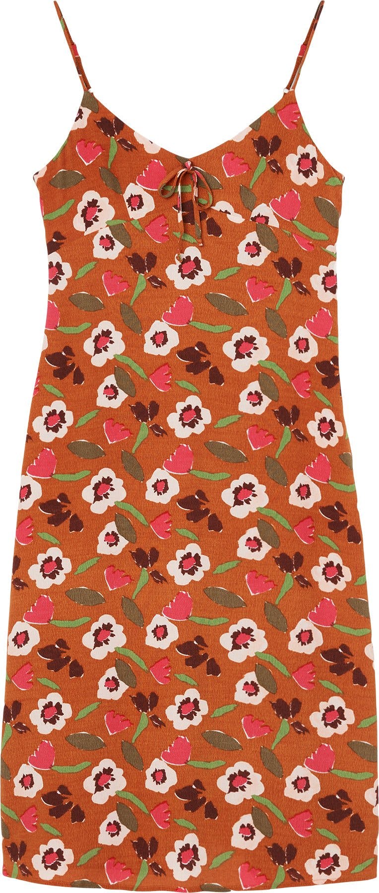 Numéro de l'image de la galerie de produits 1 pour le produit Robe nuisette en satin à imprimé floral - Femme