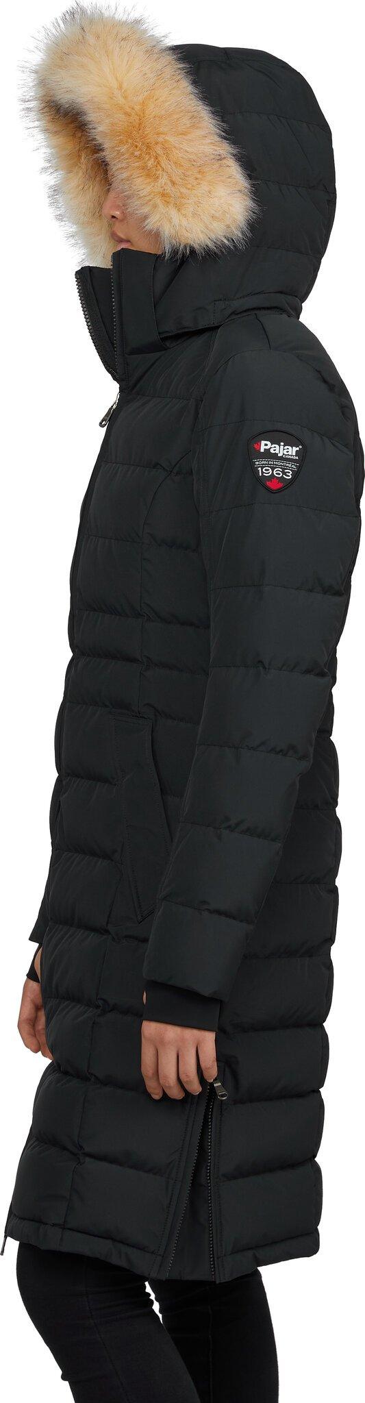 Product gallery image number 4 for product Venice Long Puffer Jacket with Removable Faux Fur Trim - Women's