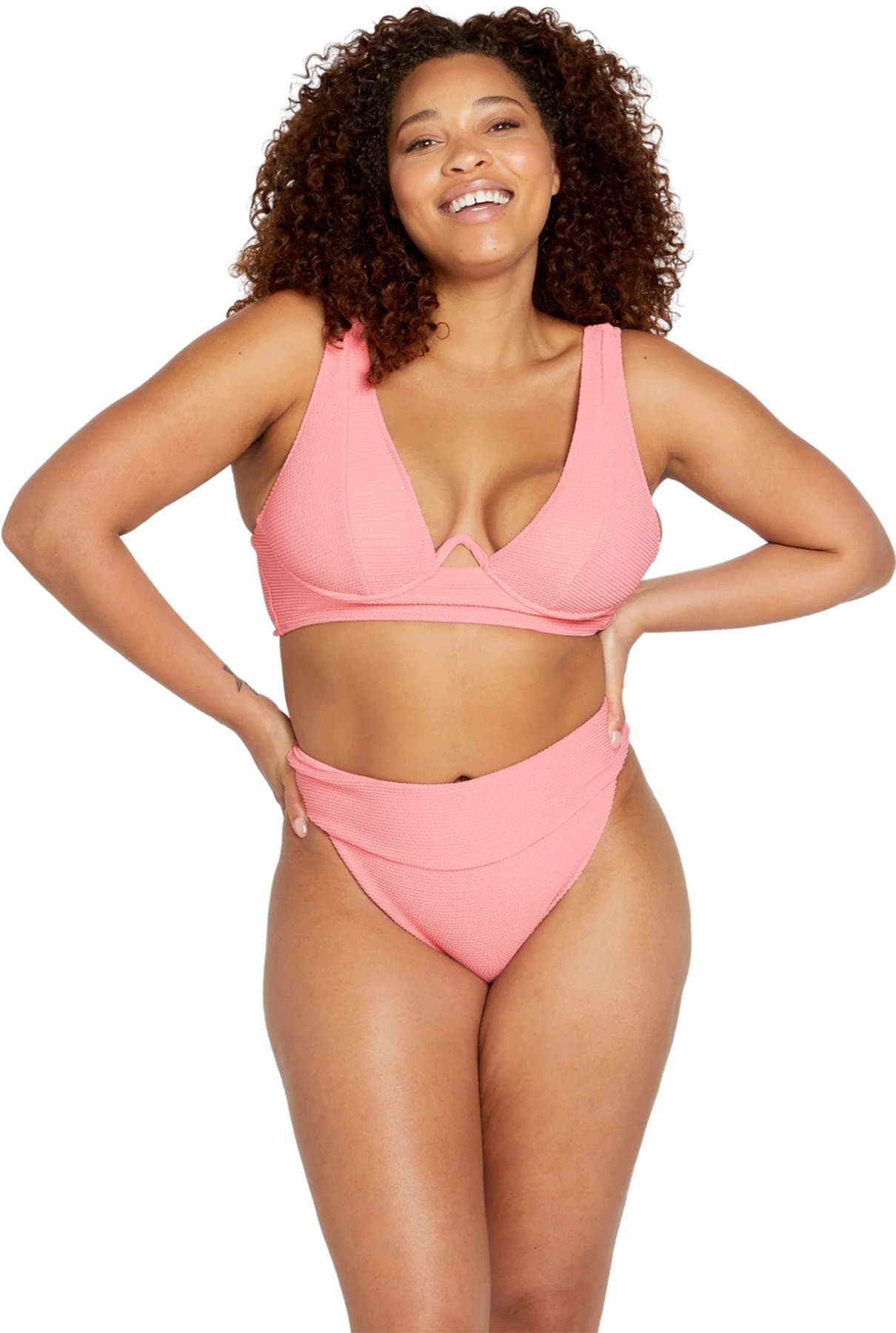 Numéro de l'image de la galerie de produits 3 pour le produit Haut de bikini plongeant U-Wire So Current - Femme