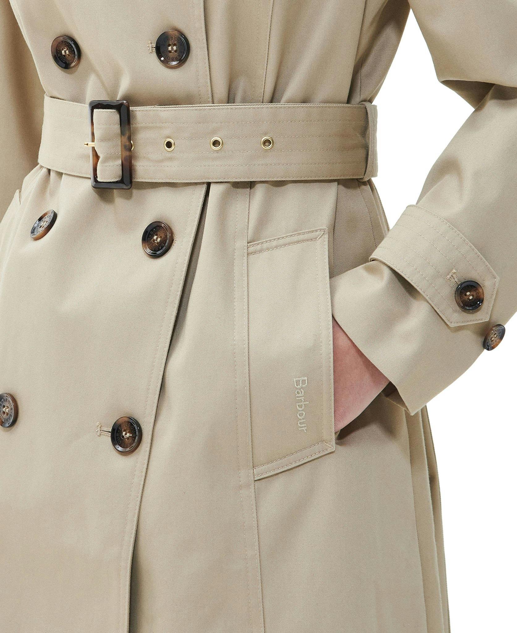 Product gallery image number 2 for product Short Greta Showerproof Trench Coat - Women's