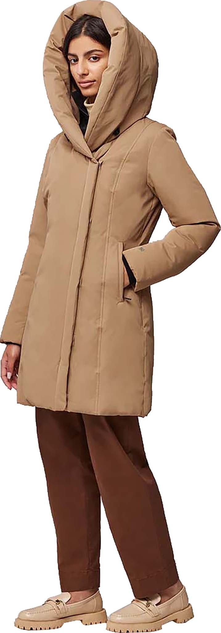 Numéro de l'image de la galerie de produits 4 pour le produit Manteau ajusté en duvet classique avec capuchon Camelia-C - Femme