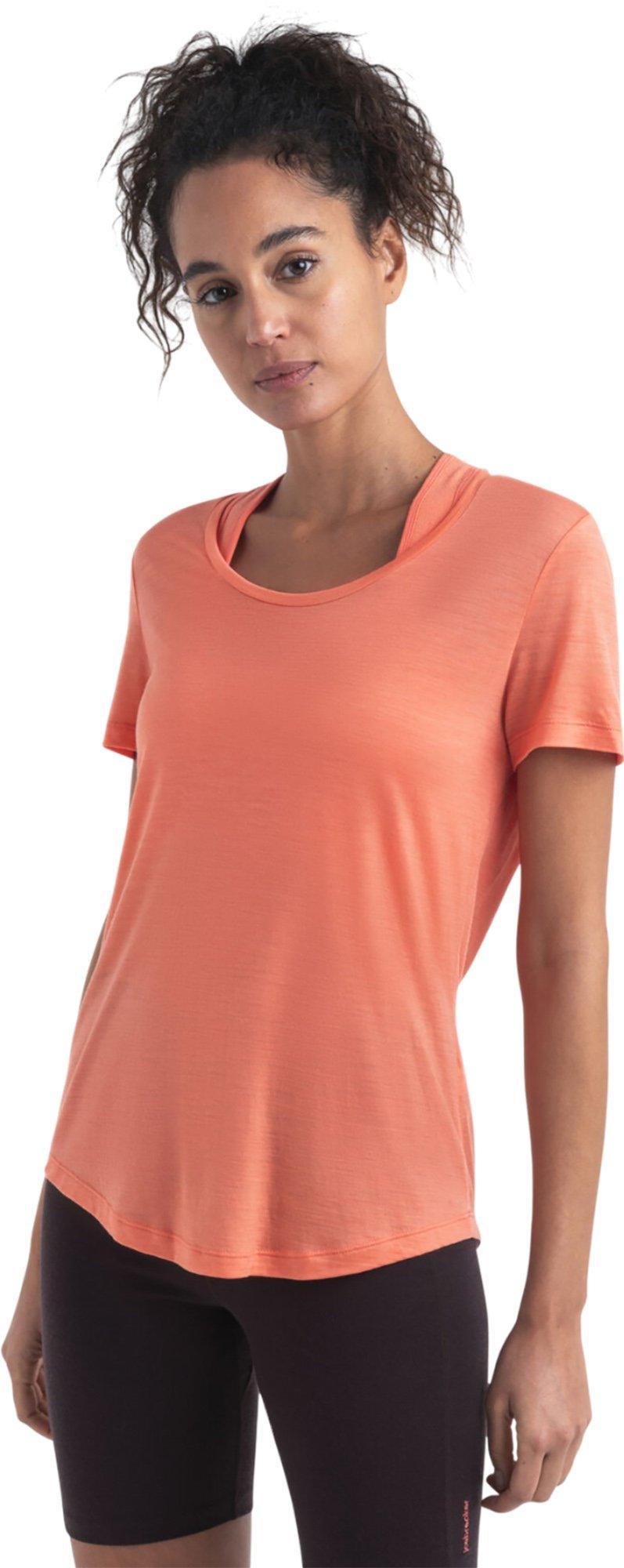 Product gallery image number 3 for product Merino 125 Cool-Lite Sphere III Short Sleeve Scoop Tee - Women's