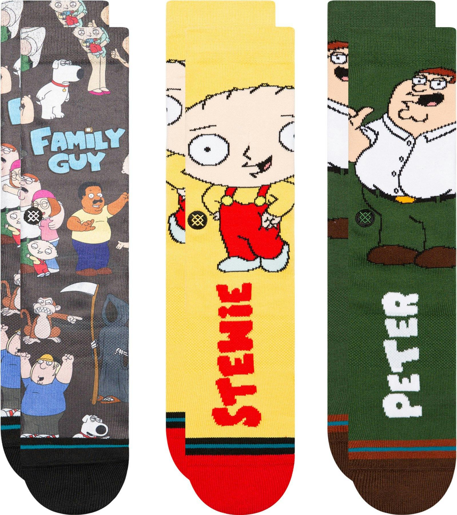 Product image for Family Guy X Stance Family Values Crew Socks Set - Unisex