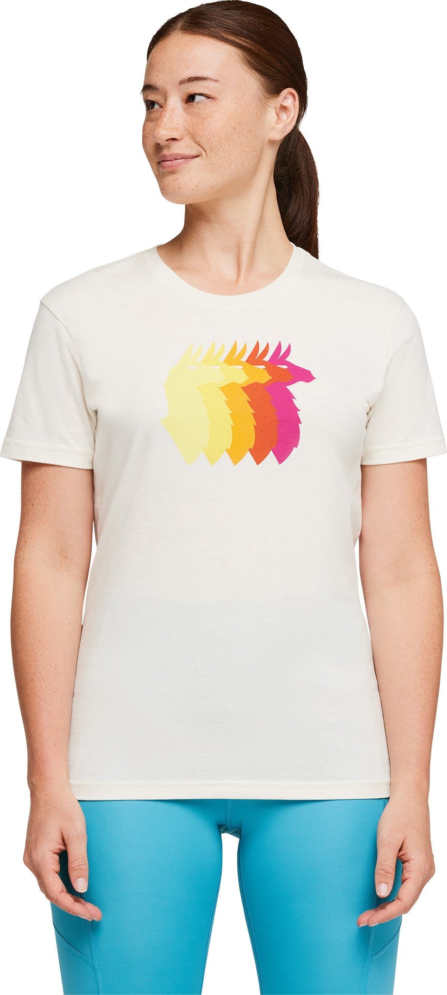 Product gallery image number 6 for product Llama Sequence Organic T-Shirt - Women's