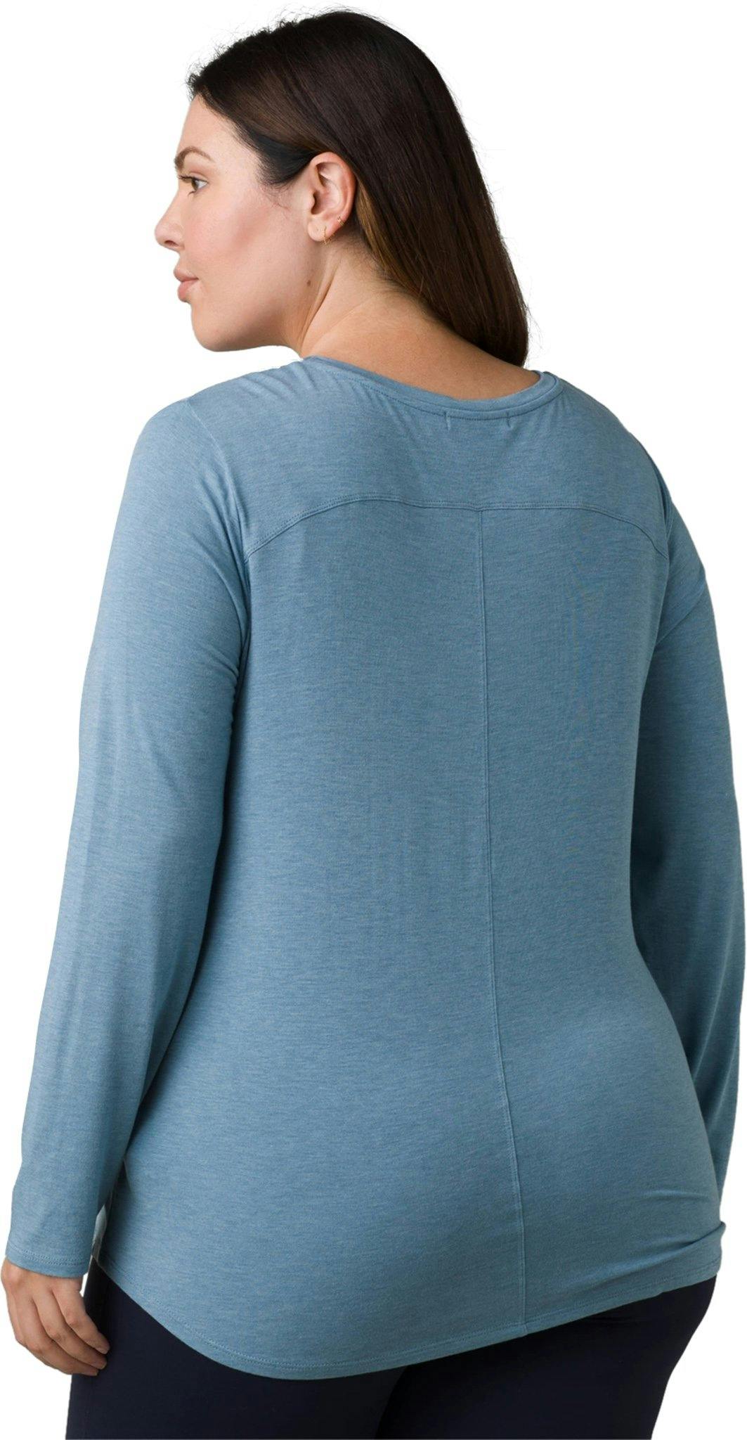 Product gallery image number 2 for product Foundation Plus Size Long Sleeve Top - Women's