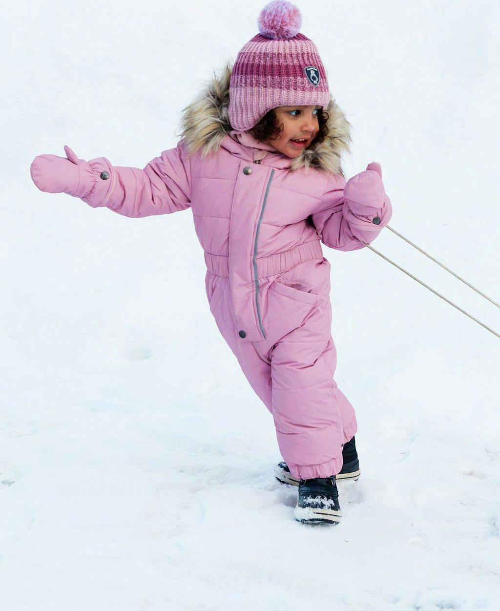 Product gallery image number 2 for product Solid One Piece Snowsuit - Baby
