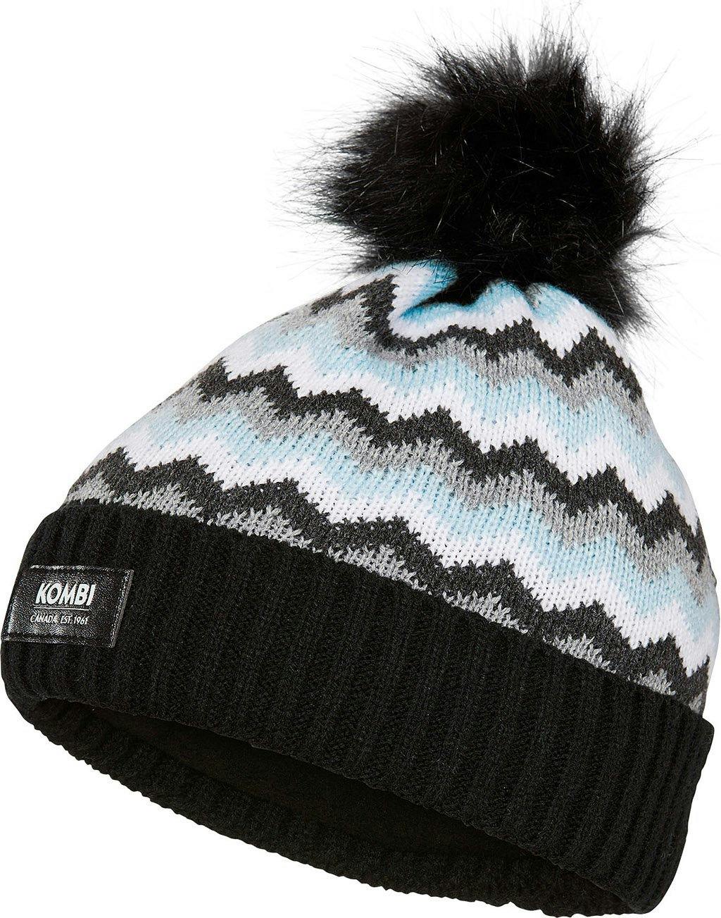 Image de produit pour Tuque avec pompons amovibles Zig Zag - Jeune