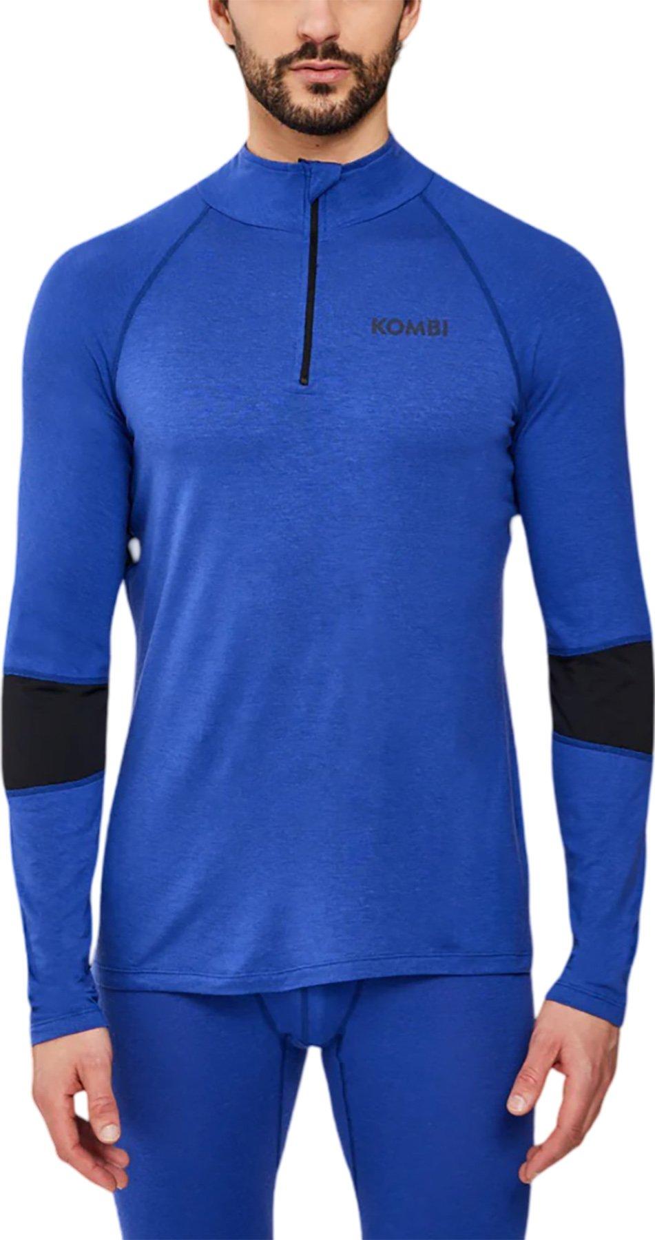 Product gallery image number 1 for product MerinoMix Active Zip Base Layer Top - Men's