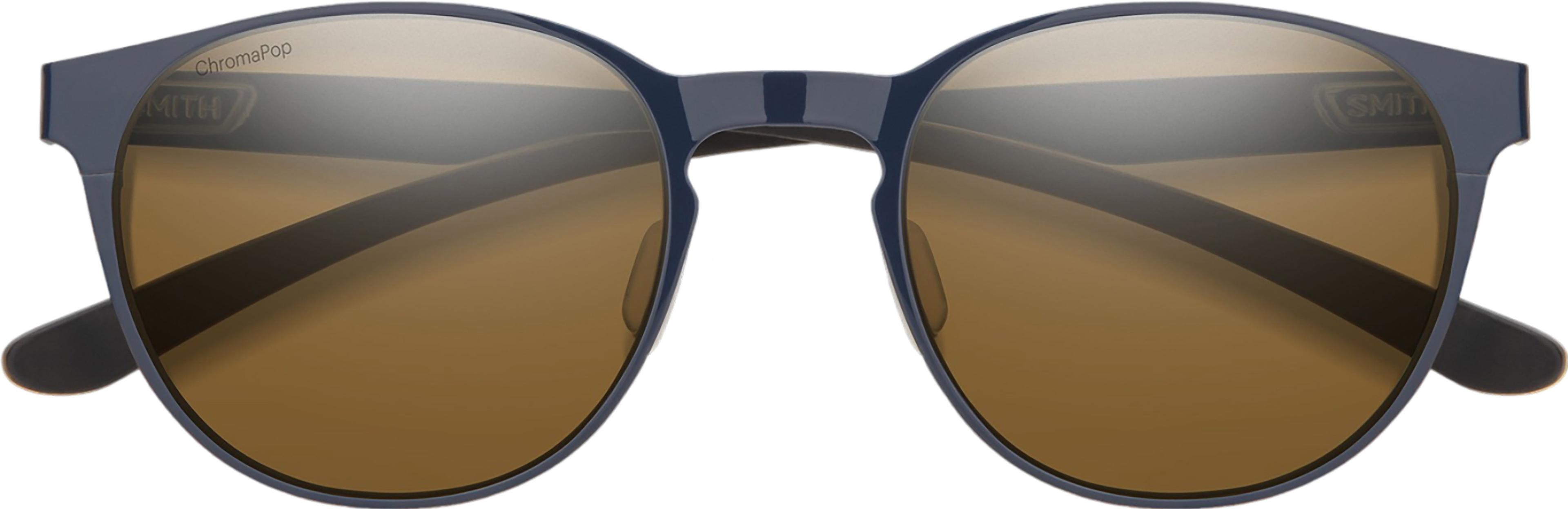 Product gallery image number 3 for product Eastbank Metal Sunglasses - French Navy - ChromaPop Polarized Brown Lens