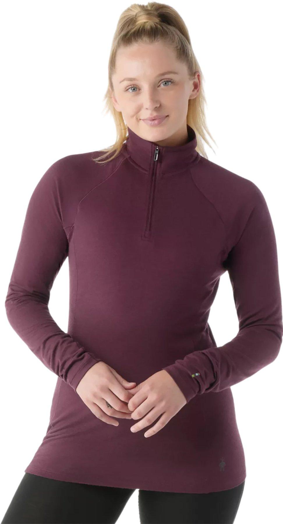 Product gallery image number 2 for product Classic All-Season Merino Base Layer 1/4 Zip Jersey - Women's