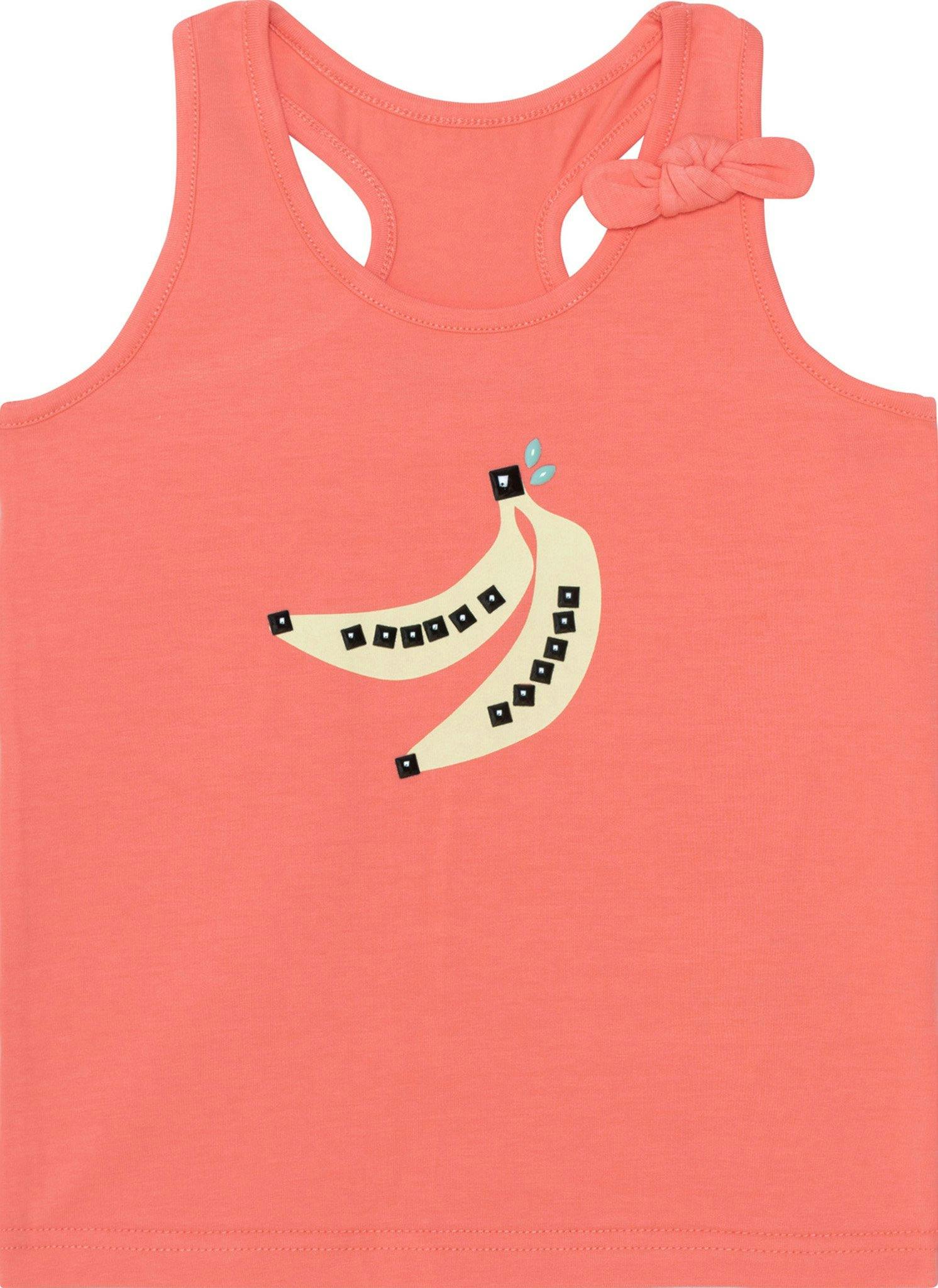 Product image for Organic Cotton Graphic Knot Tank Top - Little Girls