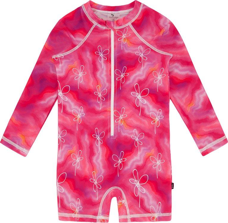 Printed Fuchsia Tie Dye