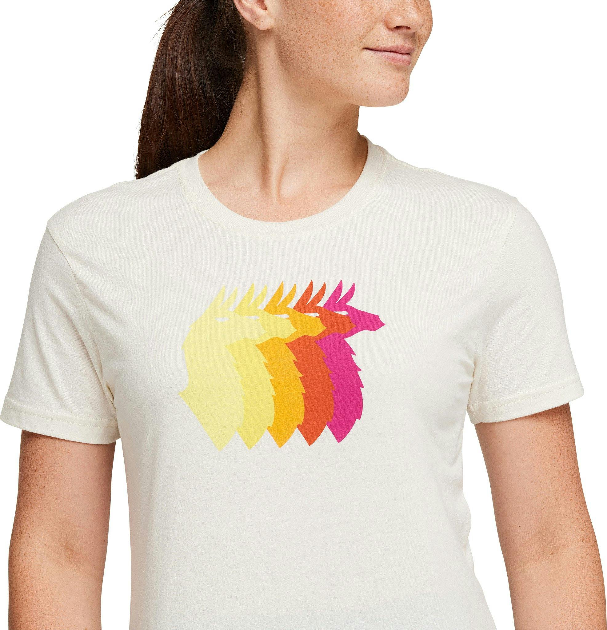 Product gallery image number 5 for product Llama Sequence Organic T-Shirt - Women's