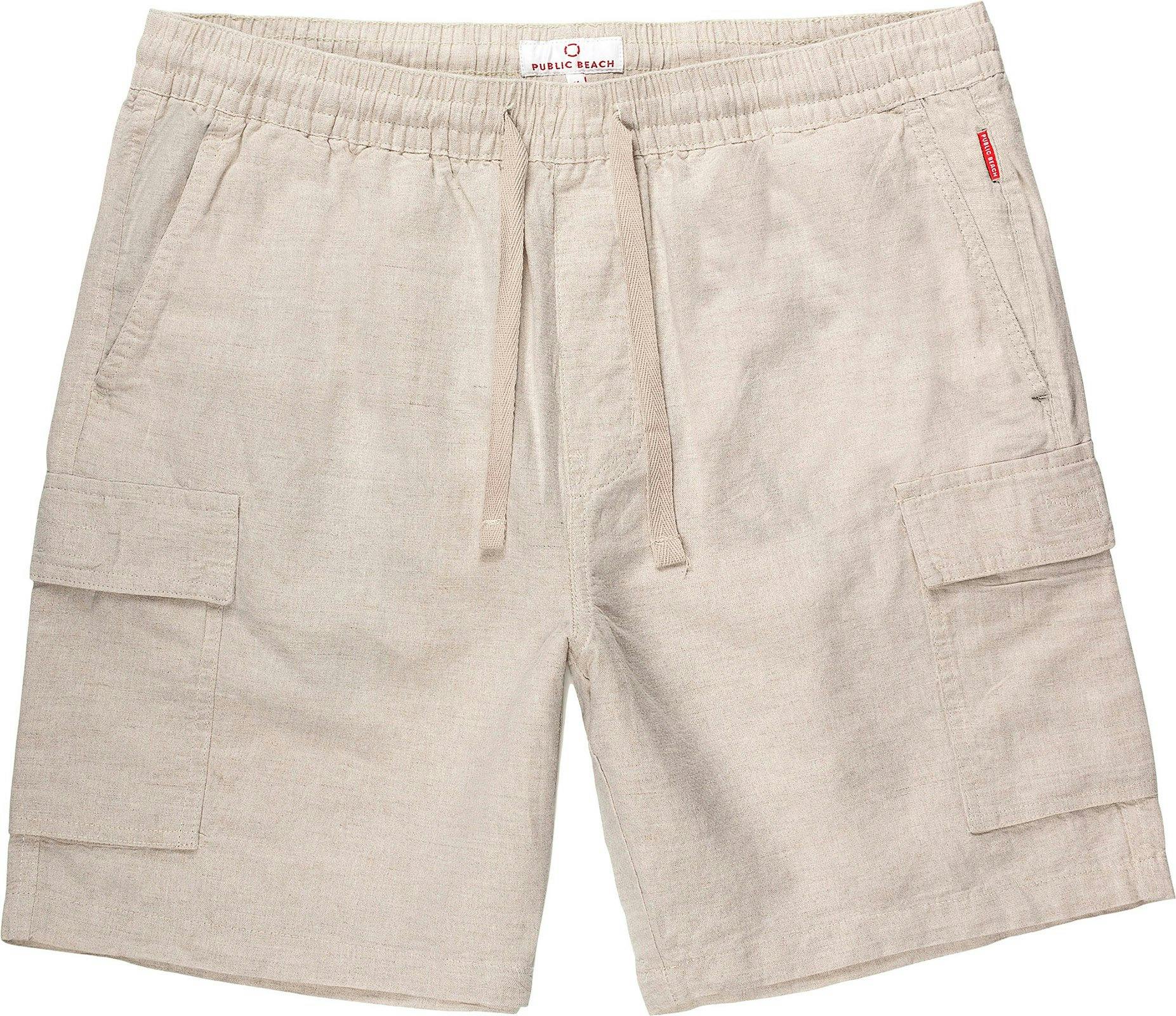 Product gallery image number 1 for product Linen Blend Cargo Shorts 8.5" - Men's