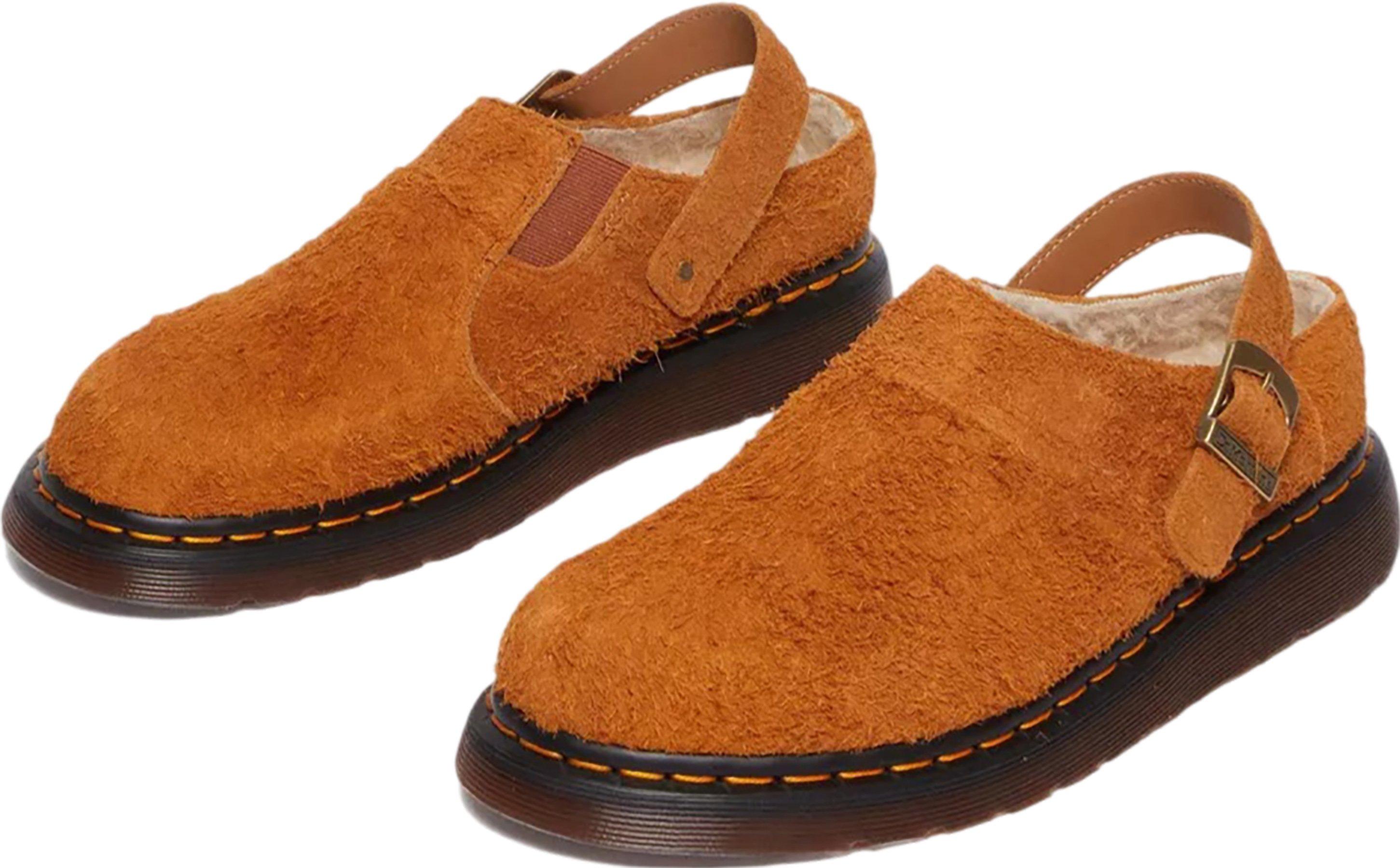 Product gallery image number 3 for product Isham Faux Shearling Lined Suede Mules - Unisex