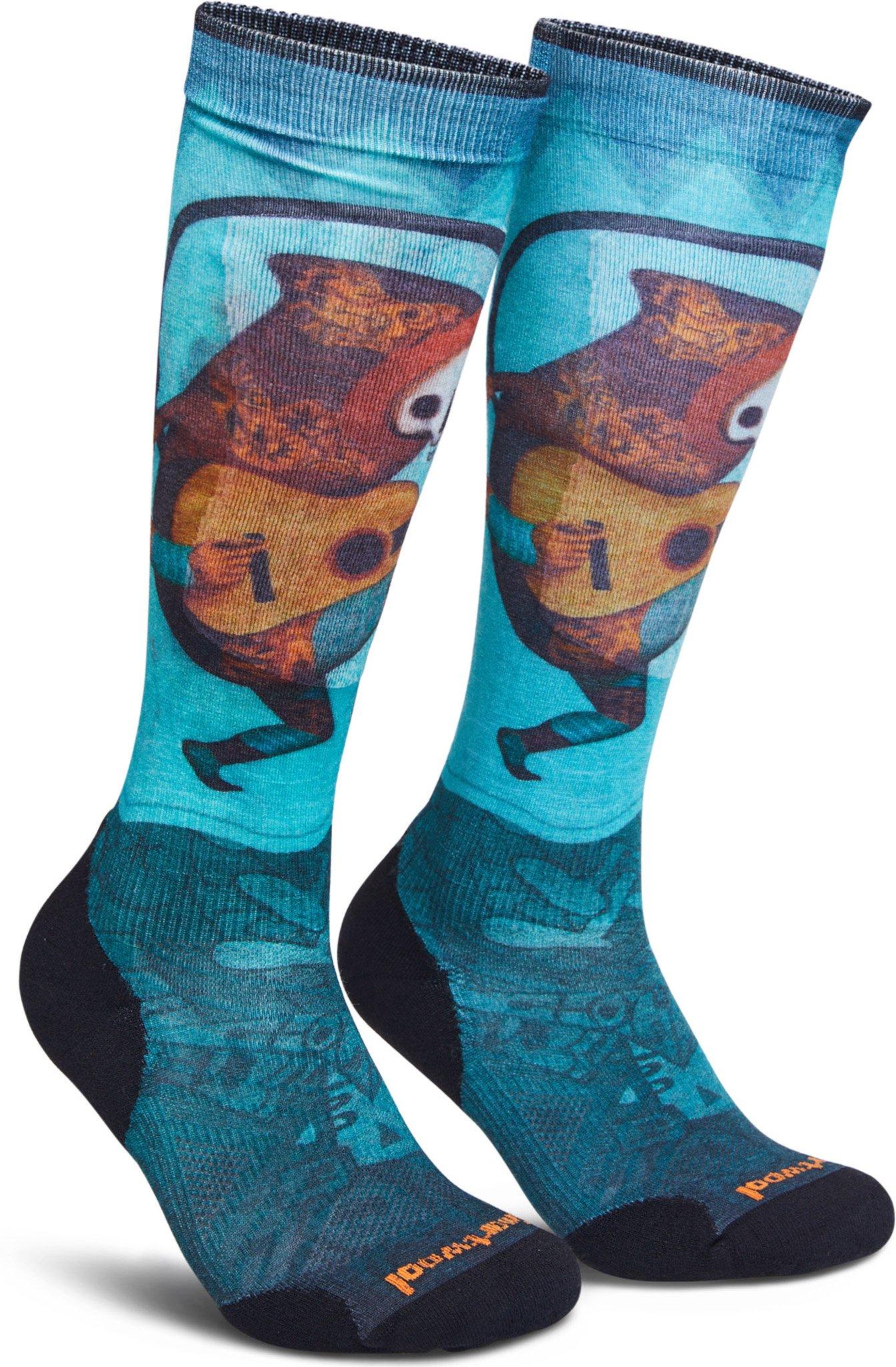 Product image for Ski Targeted Cushion Print OTC Socks - Women's