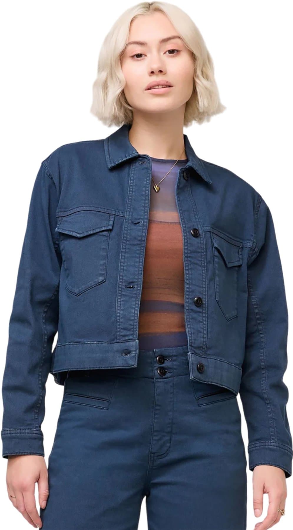 Product gallery image number 1 for product LuxTwill Trucker Jacket - Women's