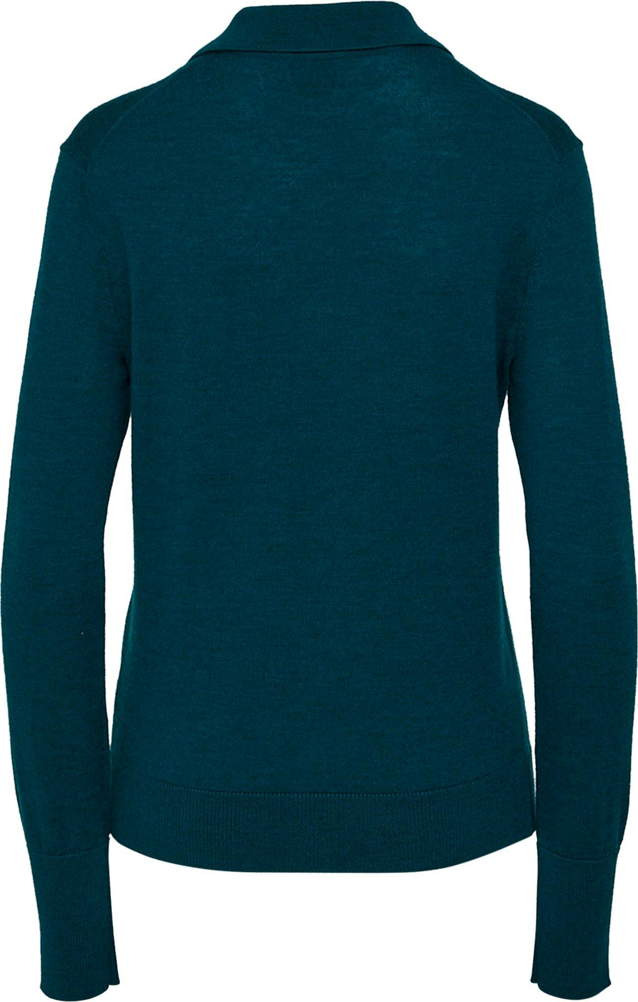 Product gallery image number 7 for product Alvalade Lightweight Long-Sleeve Merino Knit Polo - Women's
