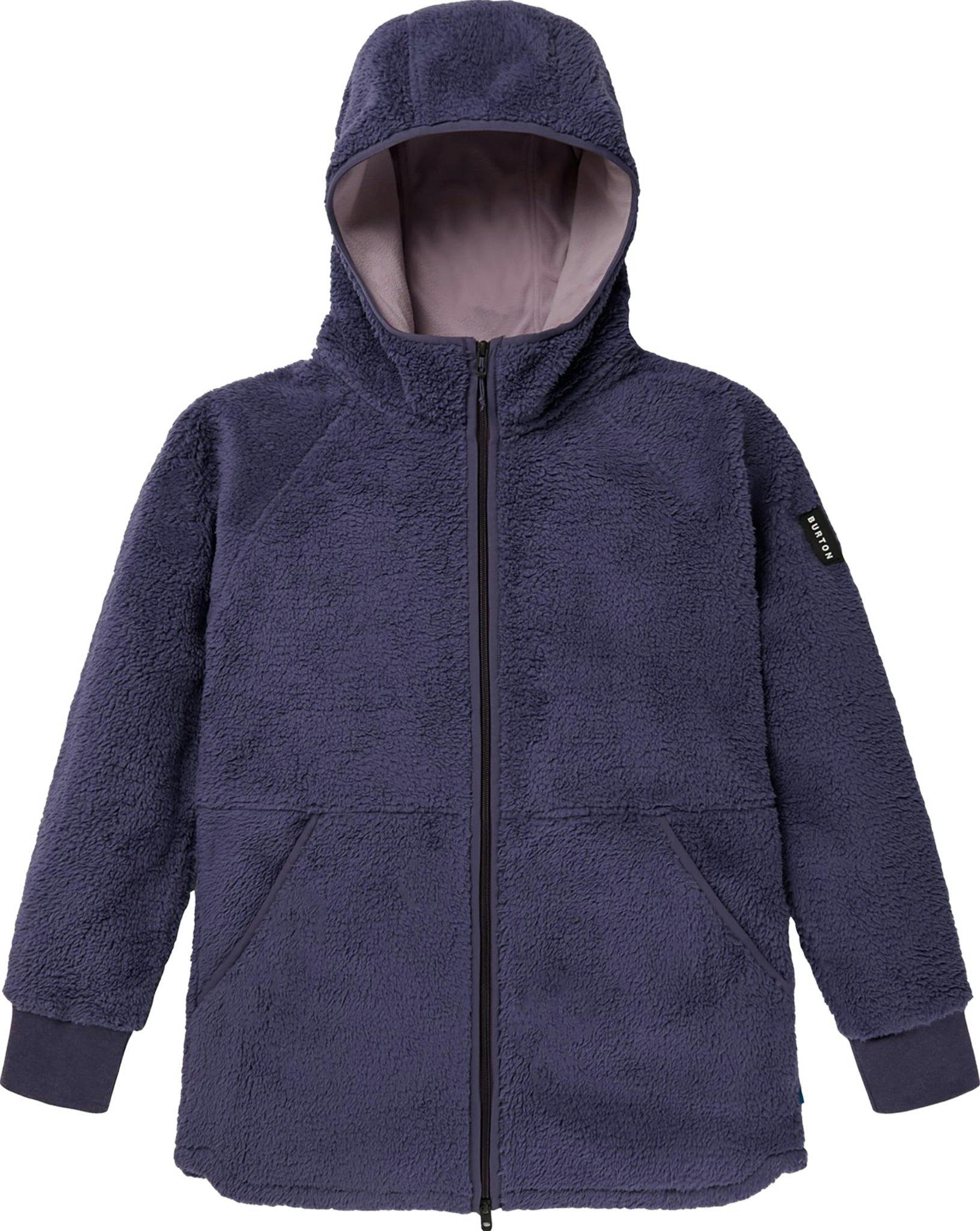 Image de produit pour Manteau en molleton à glissière pleine longueur Minxy - Femme