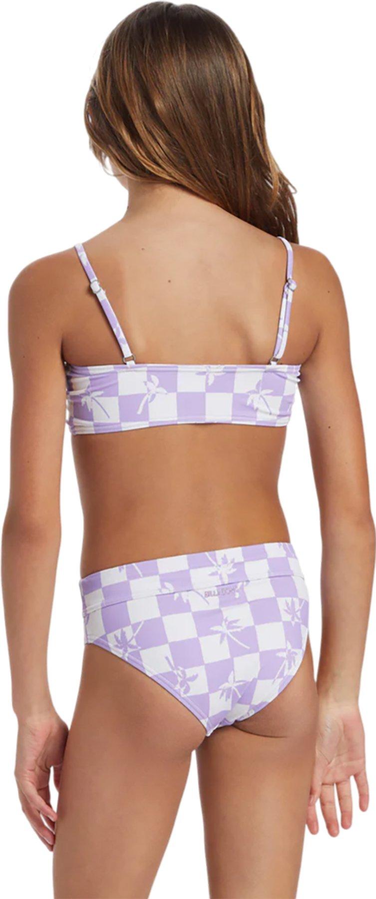 Product gallery image number 3 for product Check Your Palm Mini Crop Bikini Set - Girls