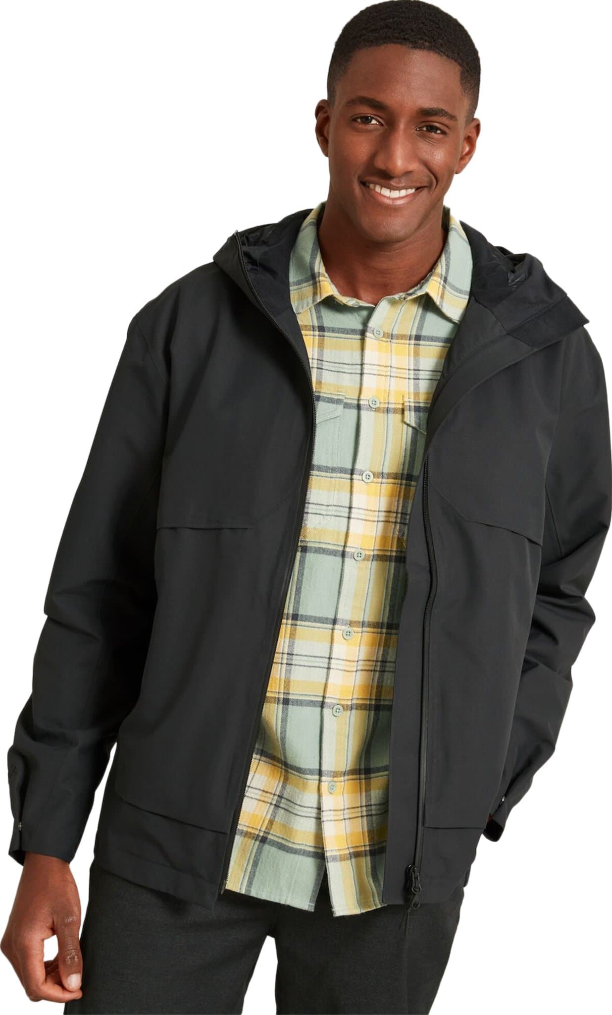 Product gallery image number 3 for product Amphi 2 Layer Rain Jacket - Men's