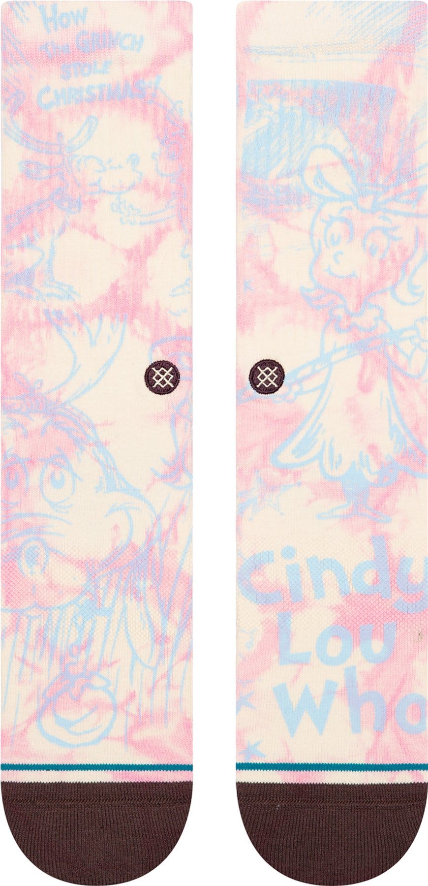 Product gallery image number 3 for product The Grinch X Stance Cindy Lou Who Crew Socks - Unisex