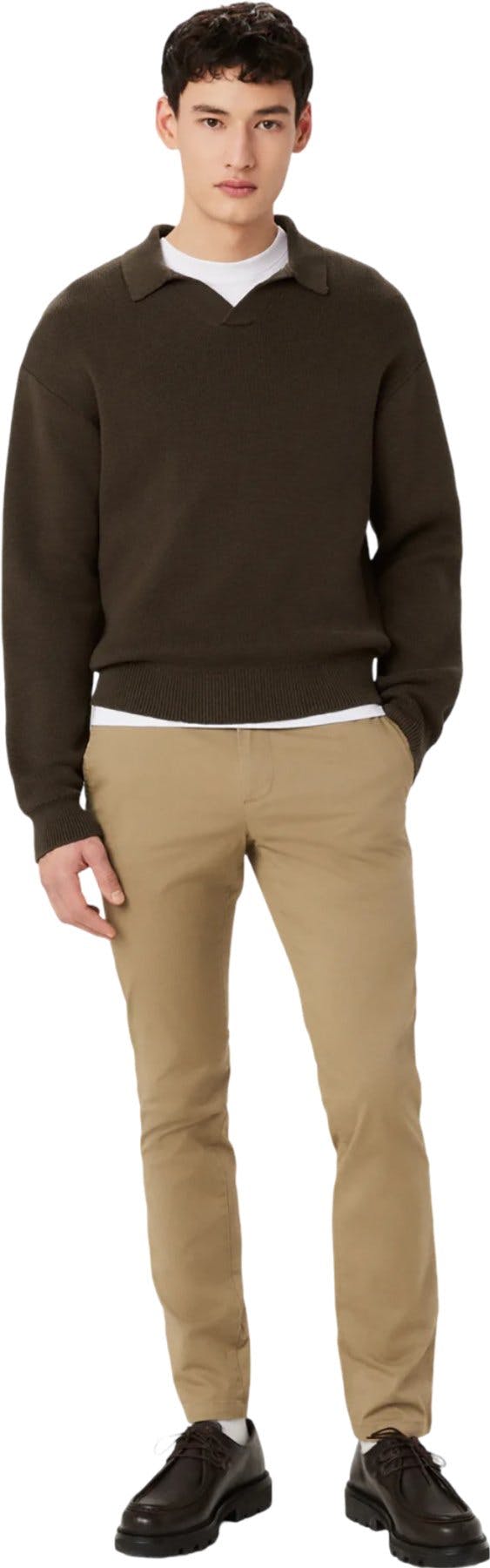 Product gallery image number 3 for product Relaxed Johnny Collar Sweater - Men's