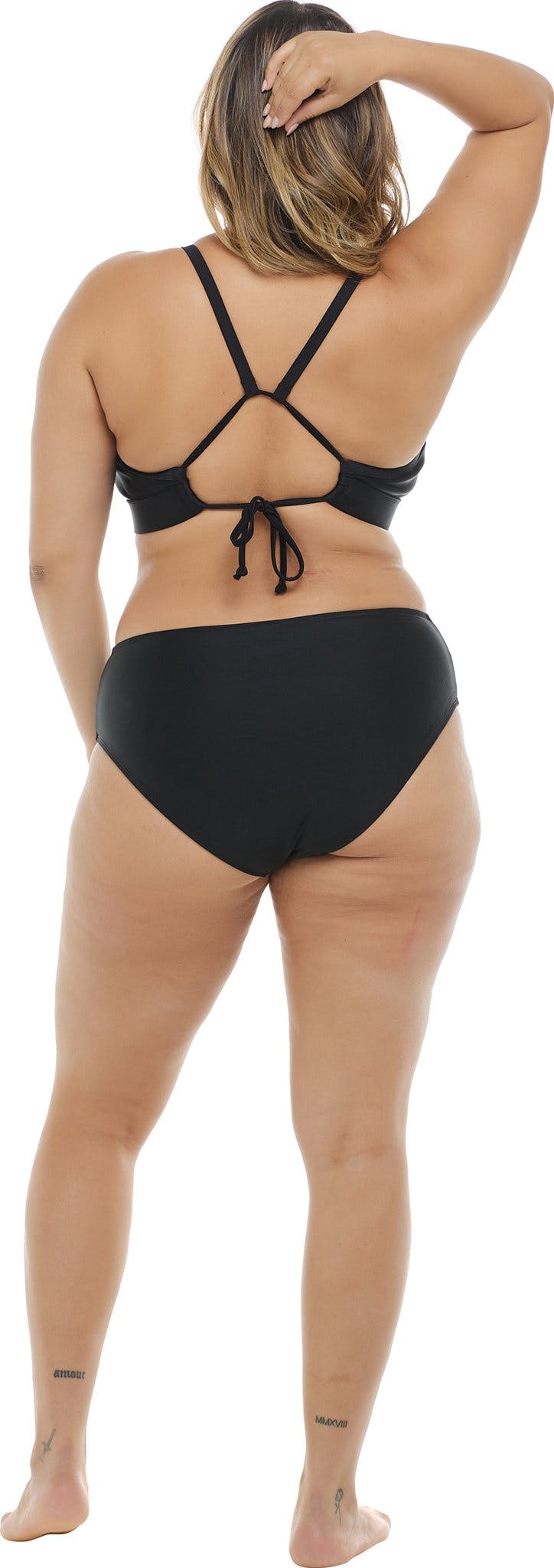 Numéro de l'image de la galerie de produits 3 pour le produit Culotte de bikini à taille haute Smoothies Retro - Femme