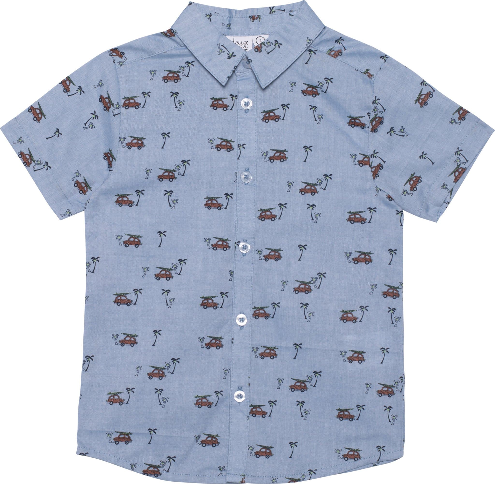 Product image for Printed Cotton Shirt - Big Boys