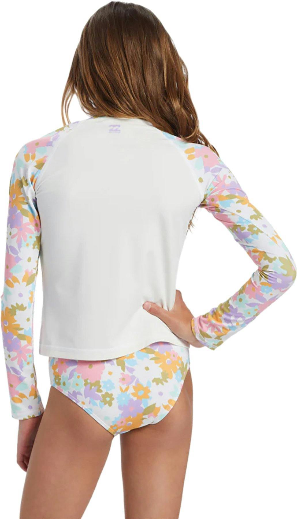 Product gallery image number 4 for product Kissed By The Sun Long Sleeve Rashguard - Girls