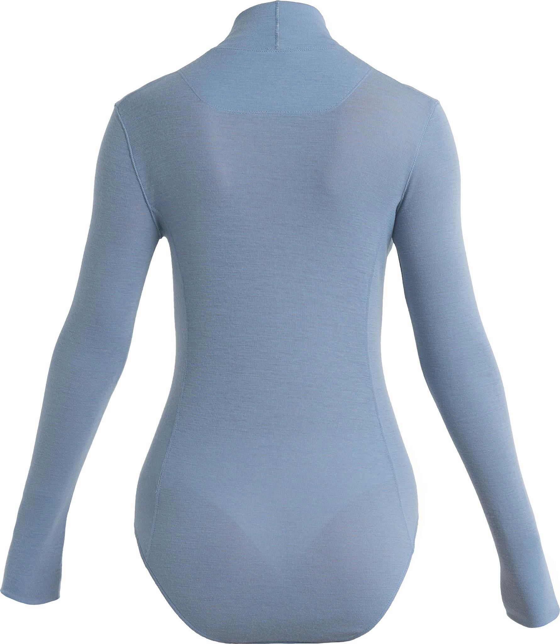 Product gallery image number 2 for product Queens Merino Long Sleeve High Neck Bodysuit - Women's