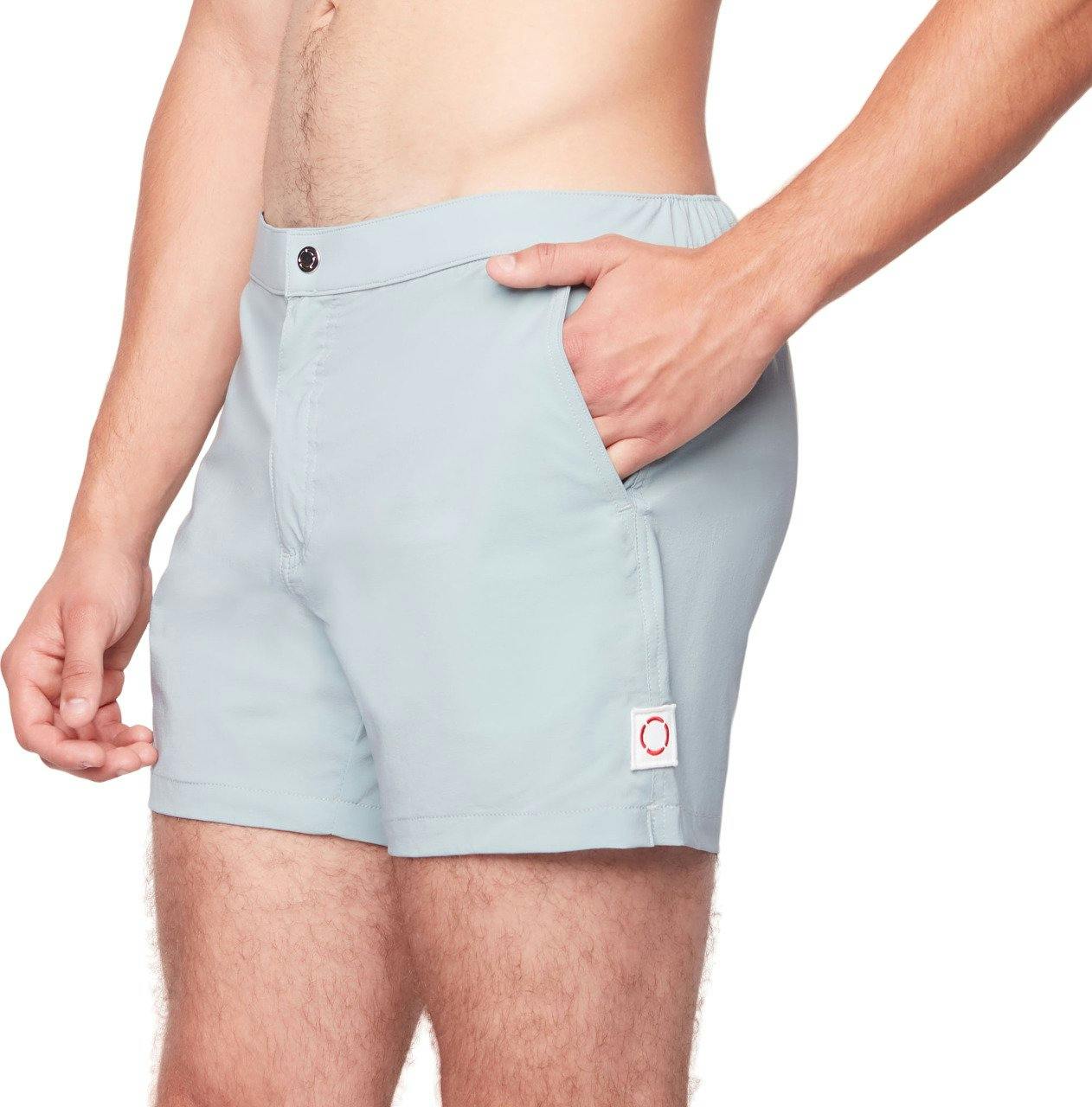 Product gallery image number 3 for product The riviera Elastic Back Waistband Swim Short - Men's