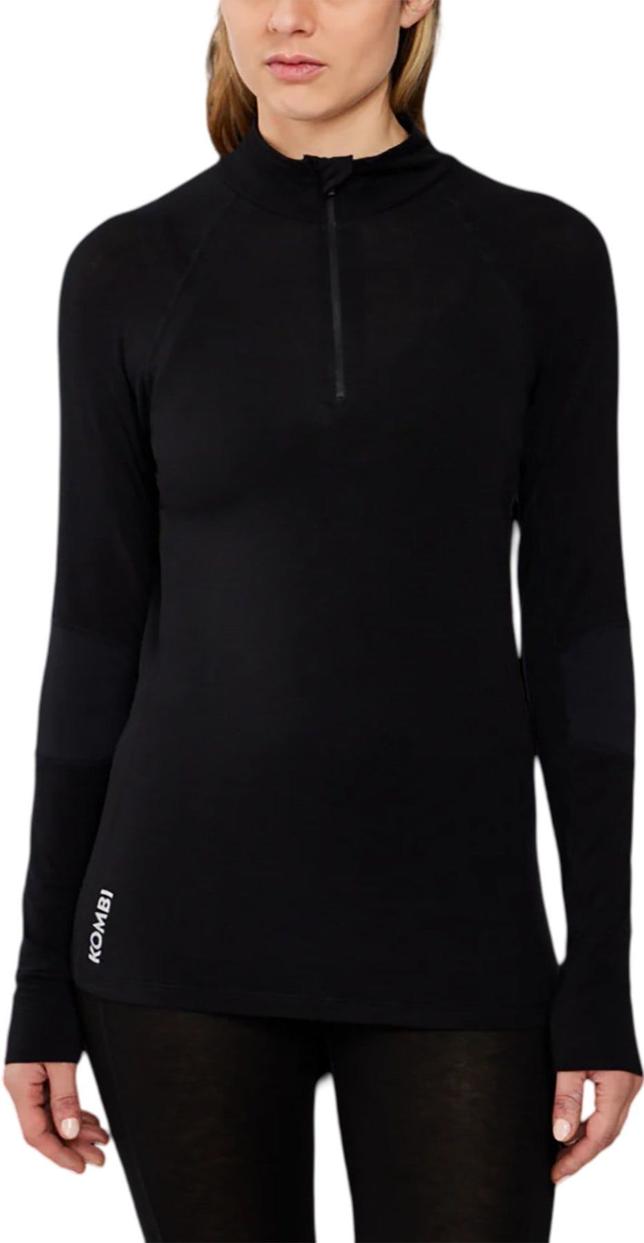 Product gallery image number 1 for product MerinoMix Active Zip Top Base Layer - Women's