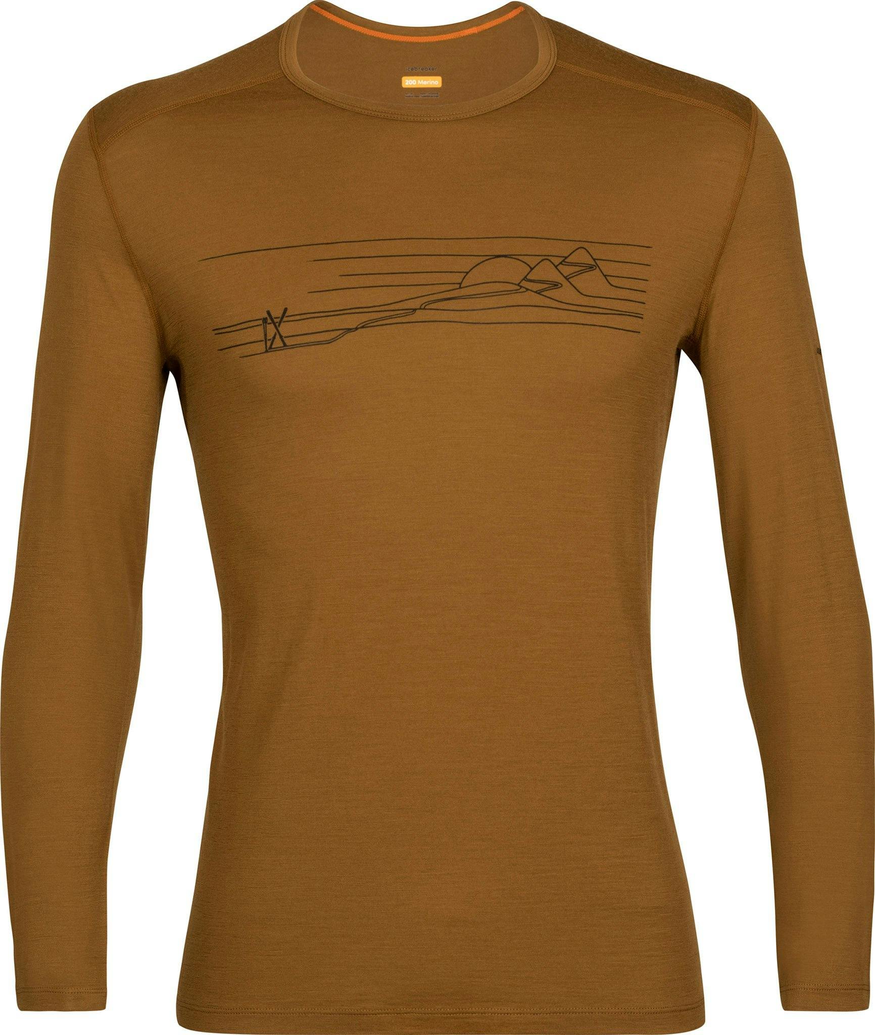 Product gallery image number 1 for product 200 Oasis Long Sleeve Crewe Baselayer Top - Men's
