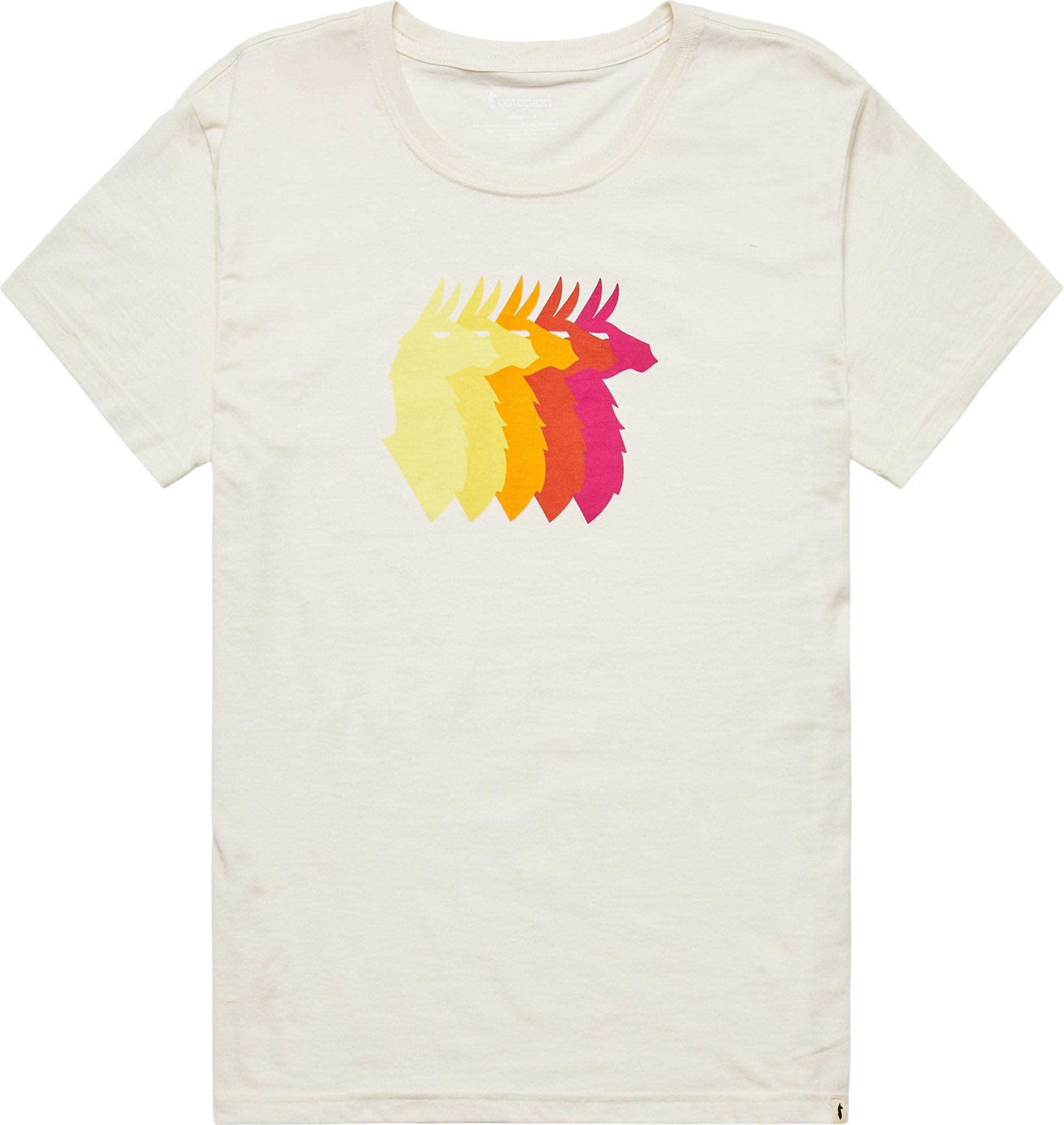 Product gallery image number 1 for product Llama Sequence Organic T-Shirt - Women's