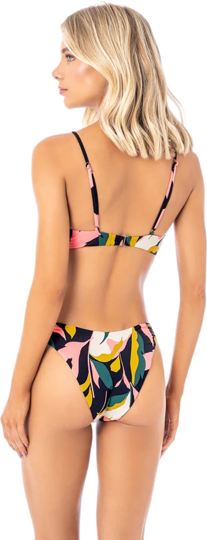 Numéro de l'image de la galerie de produits 2 pour le produit Bas de bikini jambe haute Splendour Lush Leaves - Femme