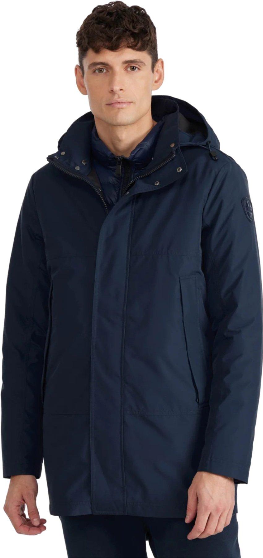 Image de produit pour Manteau matelassé coquille 3-en-1 avec capuchon amovible Altair - Homme