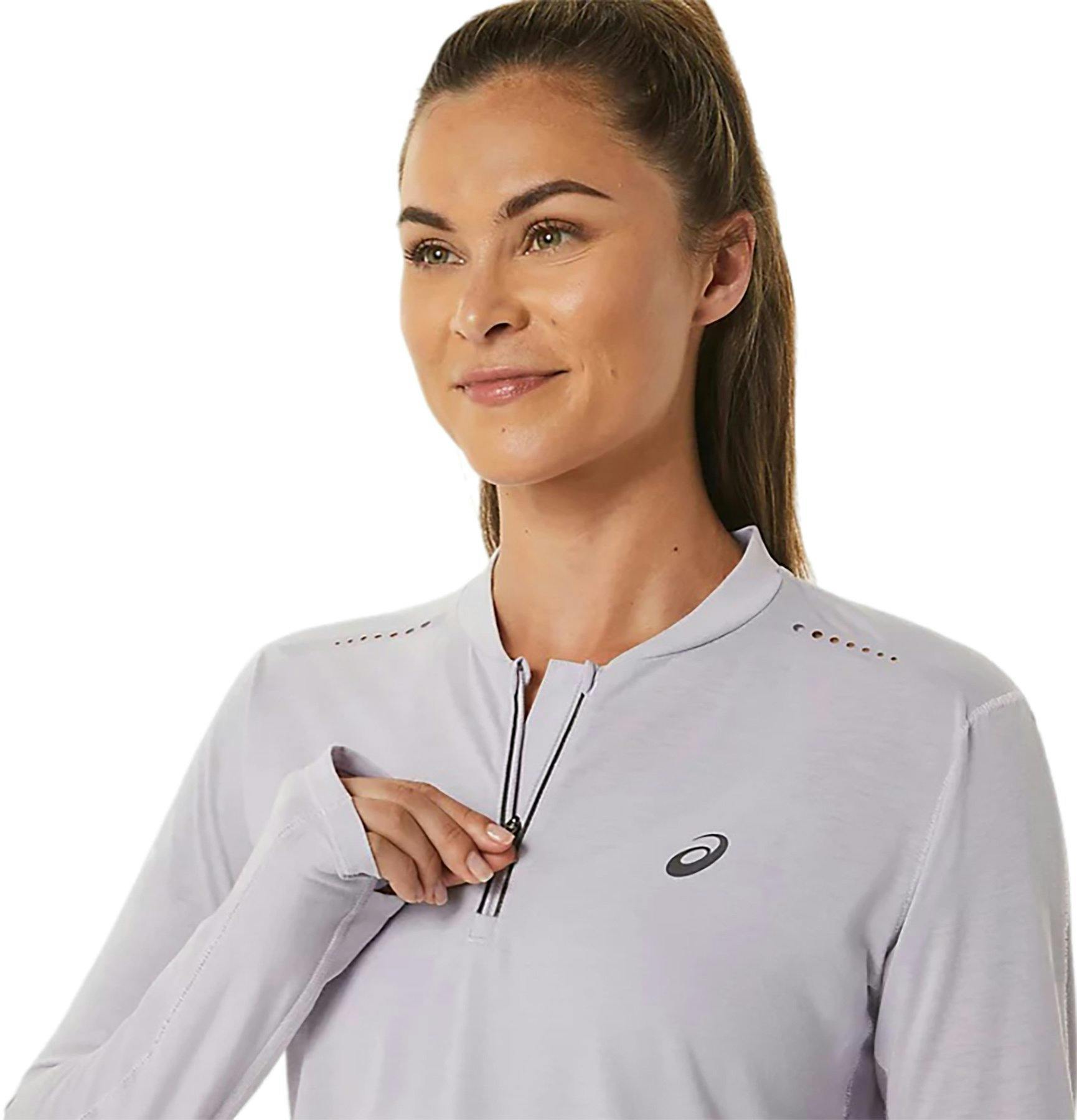 Numéro de l'image de la galerie de produits 8 pour le produit T-shirt de course à manches longues avec demi-glissière Metarun - Femme