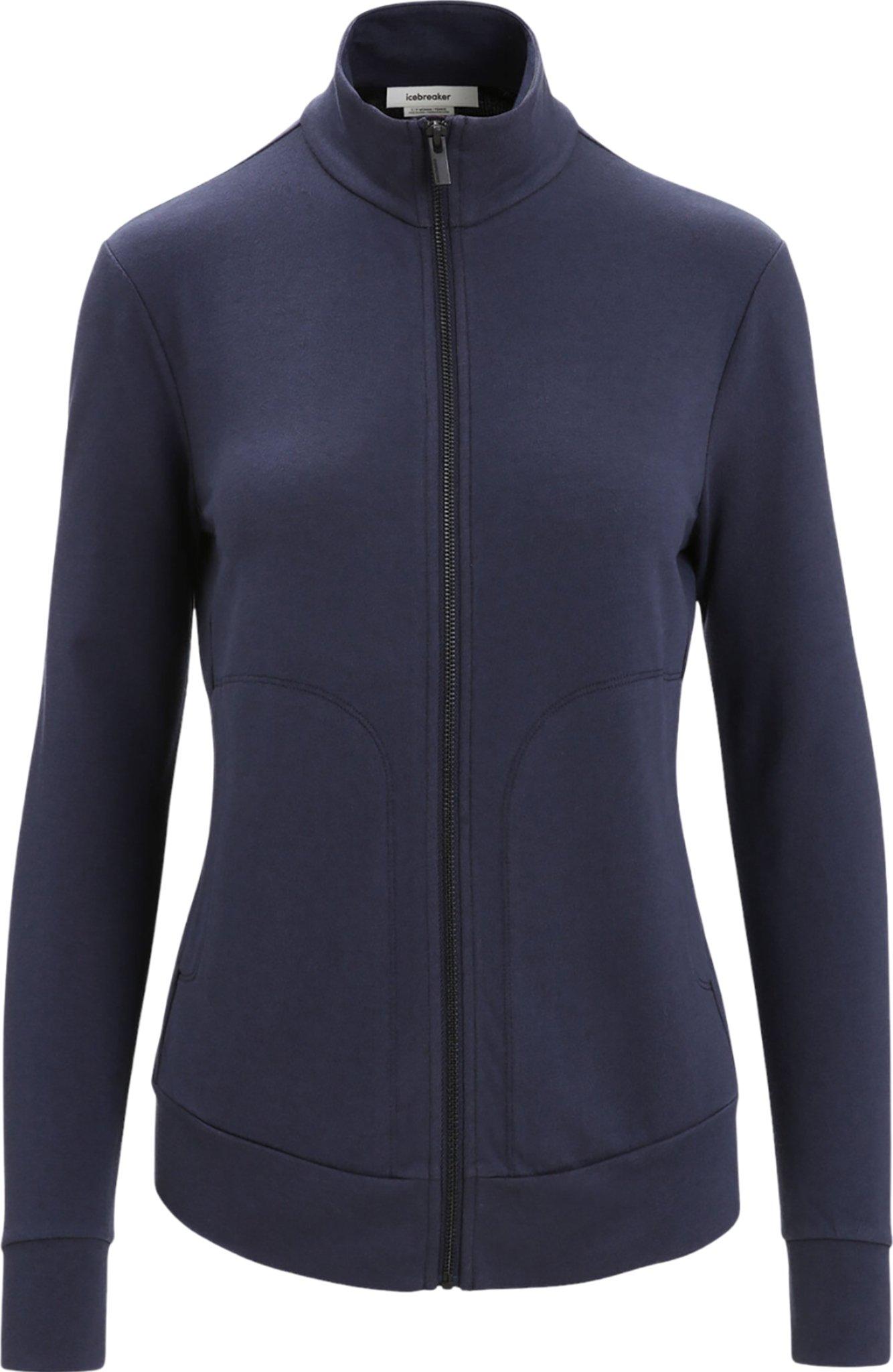 Product image for Merino Blend Central Classic Long Sleeve Zip Sweatshirt - Women's