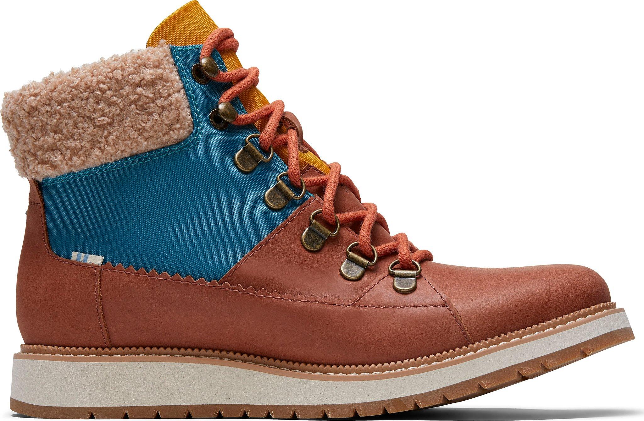 Product gallery image number 1 for product Waterproof Leather Hazel Leather Harbor Blue Techy Nylon Mesa Boots - Women's