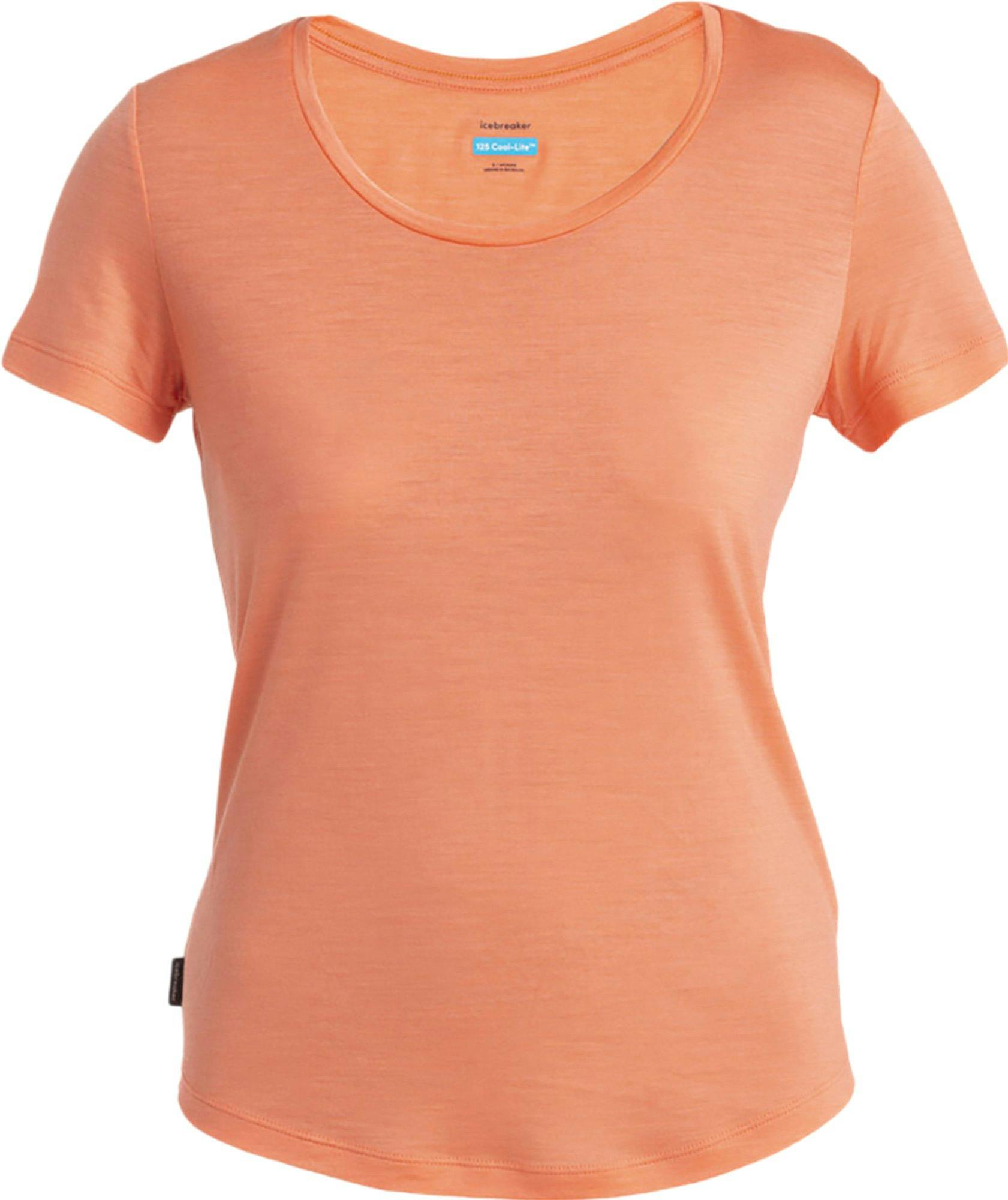 Product gallery image number 1 for product Merino 125 Cool-Lite Sphere III Short Sleeve Scoop Tee - Women's