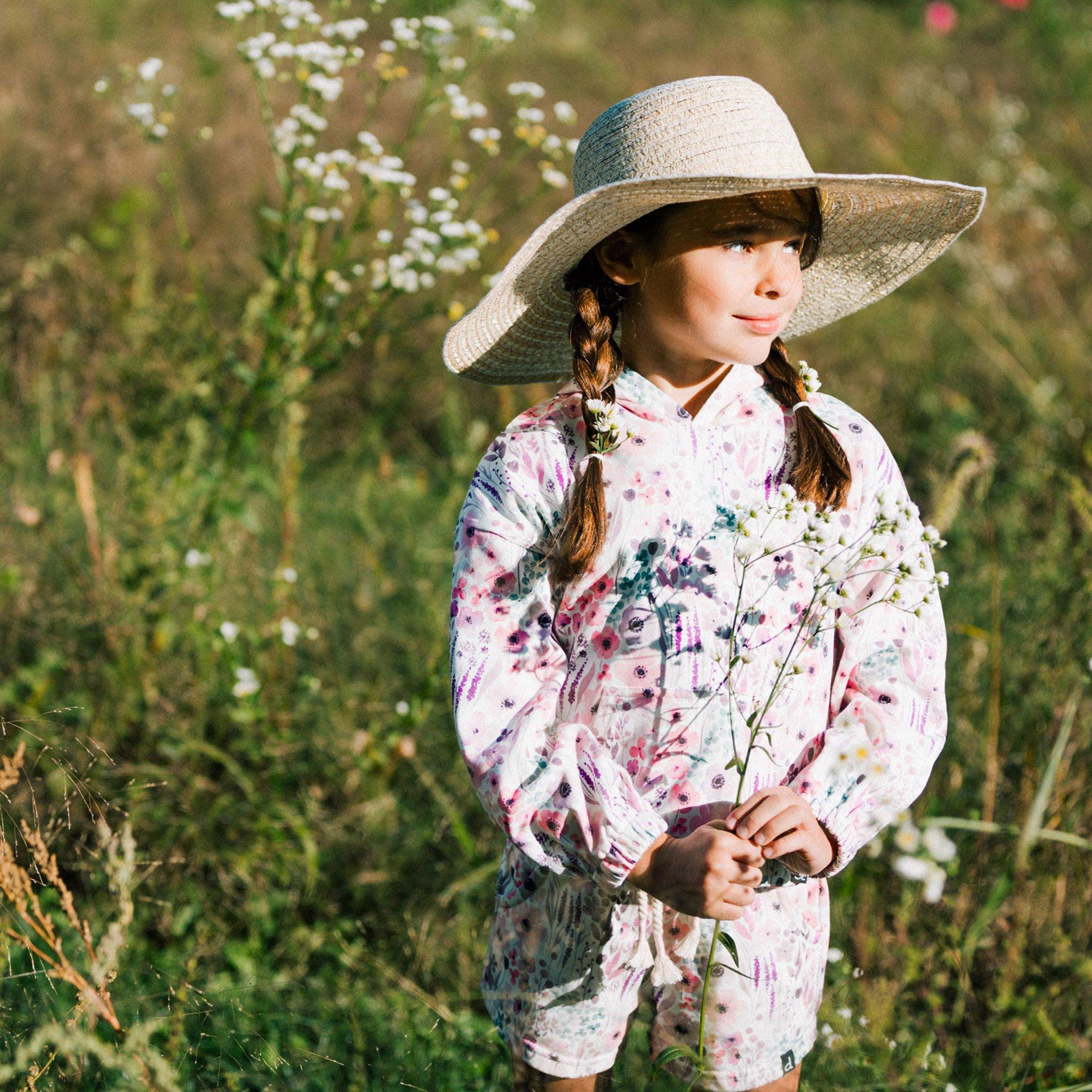 Numéro de l'image de la galerie de produits 4 pour le produit Chandail à capuchon imprimé à manches longues - Petit Fille