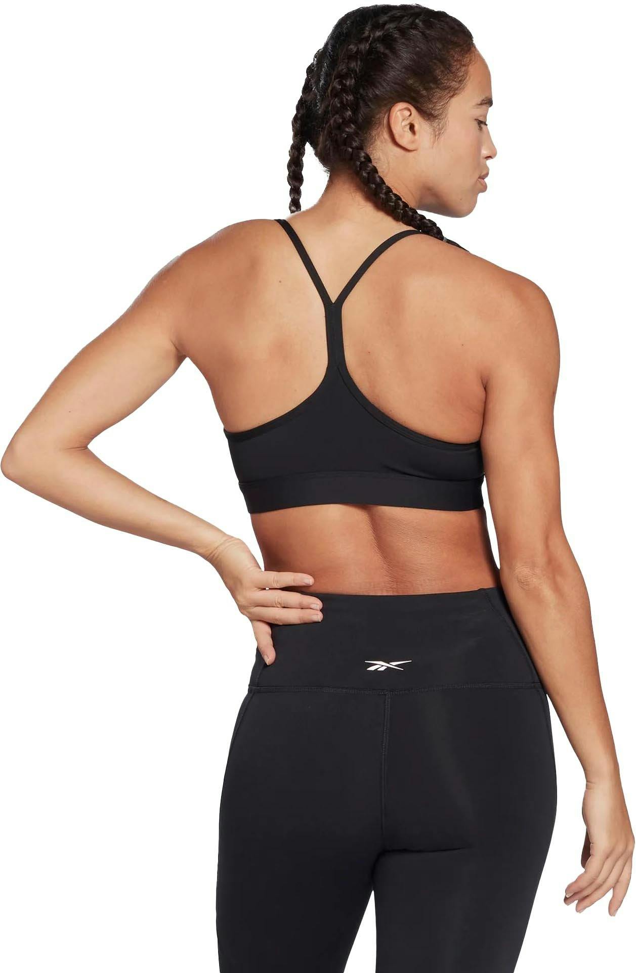 Product gallery image number 2 for product Reebok Lux Skinny Strap Medium-Support Sports Bra - Women’s