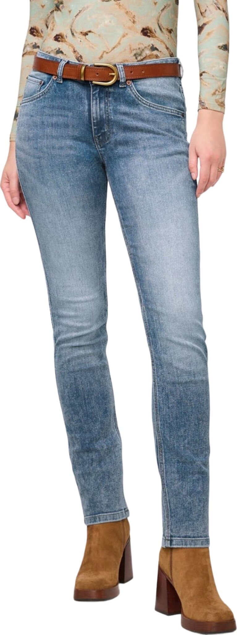 Image de produit pour Jeans aminci droit en denim Performance - Femme