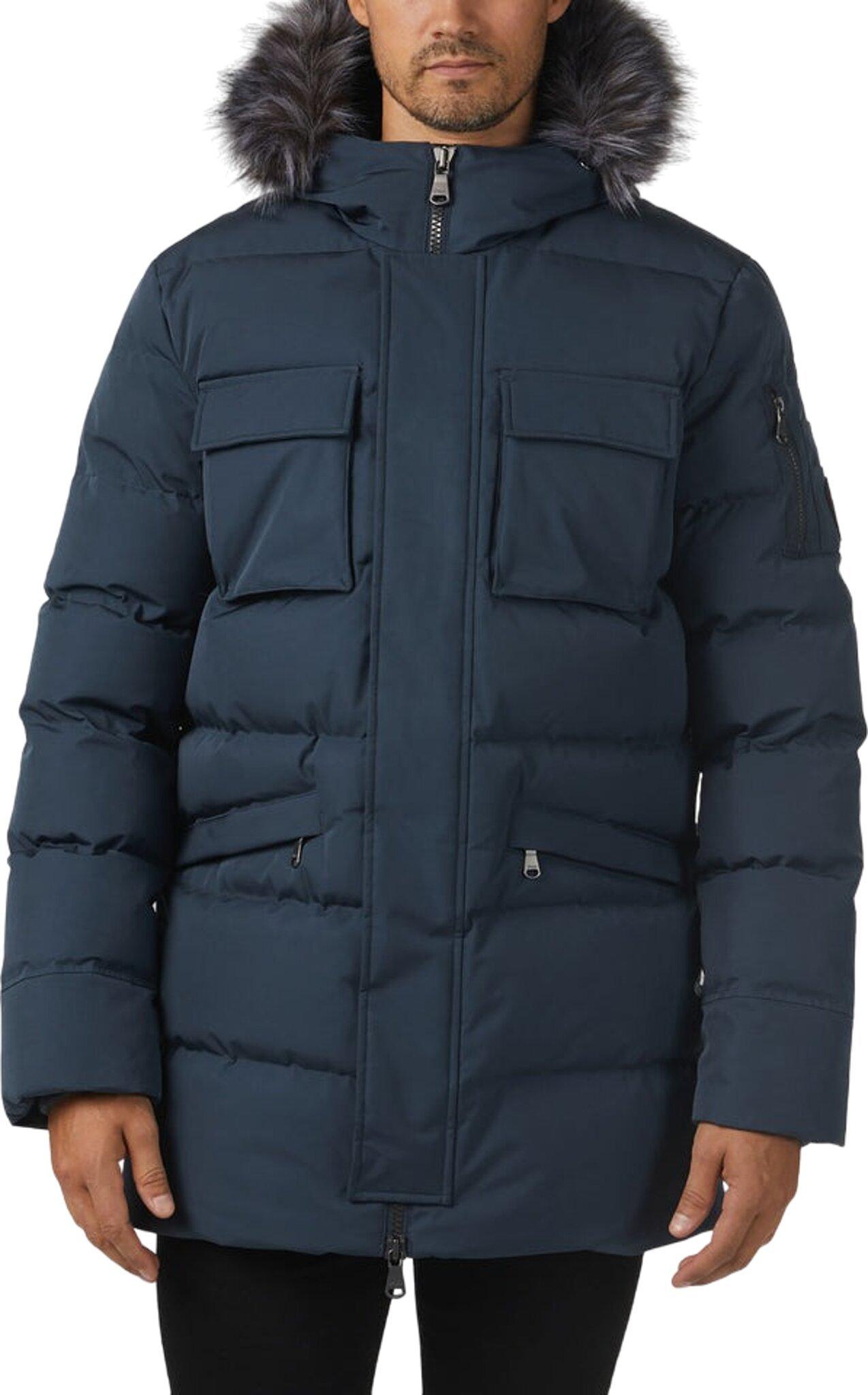 Product gallery image number 1 for product Hamilton Quilted Parka With Faux Fur Trim - Men's