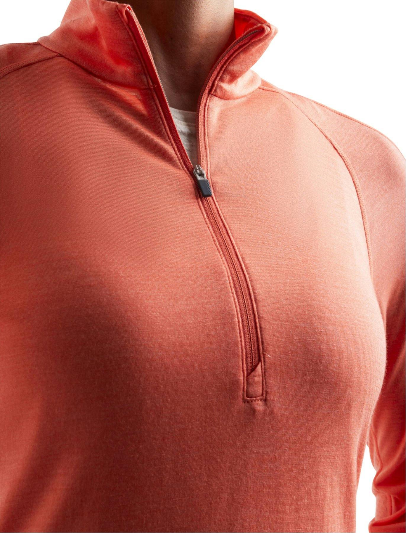 Product gallery image number 4 for product 125 ZoneKnit™ Merino Blend Long Sleeve Half Zip Thermal Top - Women's