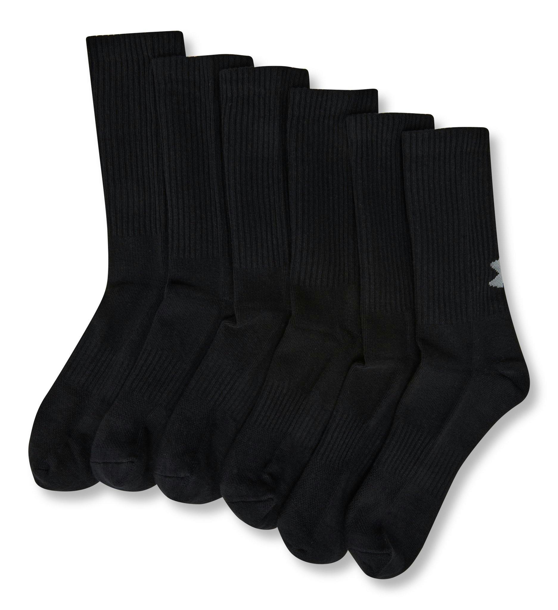 Product image for Training Cotton Crew Socks 6 Pack - Men's