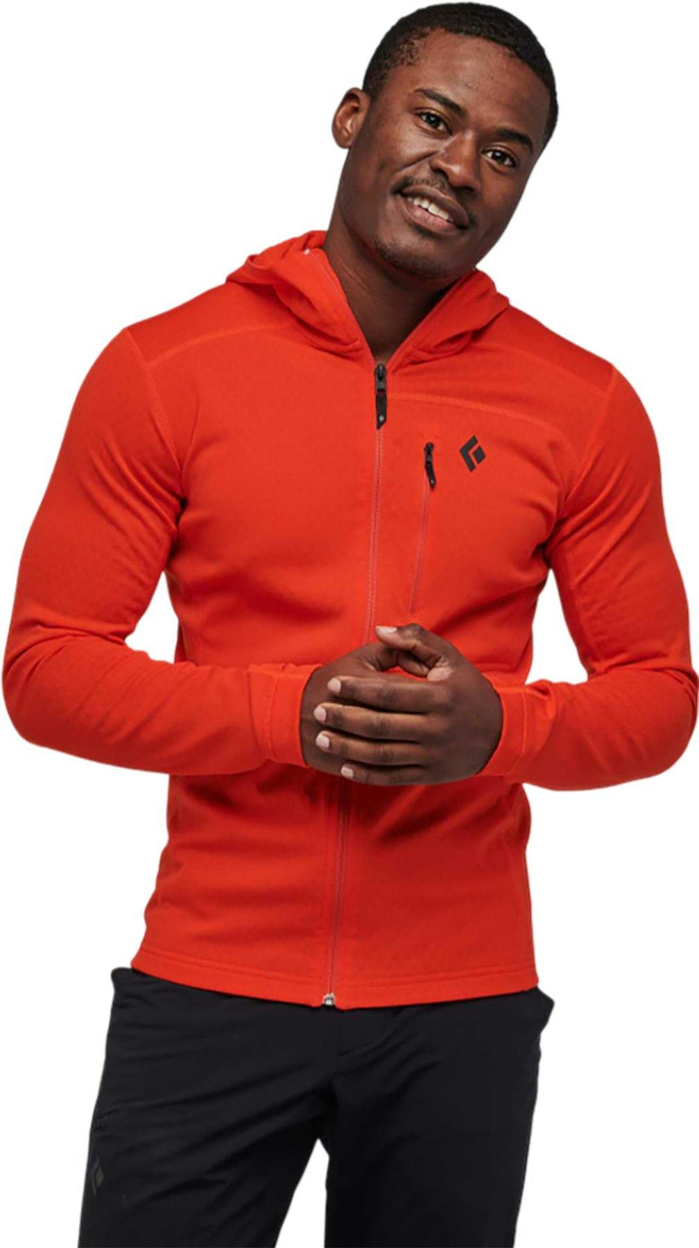 Product gallery image number 4 for product Coefficient Quarter Zip Fleece Hoody - Men's